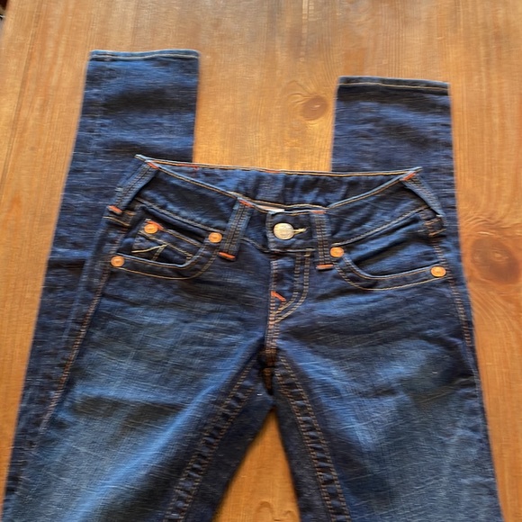 True Religion Stella Straight Leg Skinny Jeans NWOT sz 25 - Picture 4 of 5